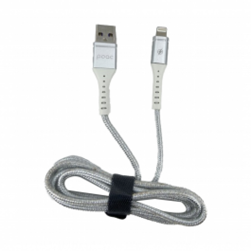 Poac FAST CHARGING CABLE LIGHTNING WHITE